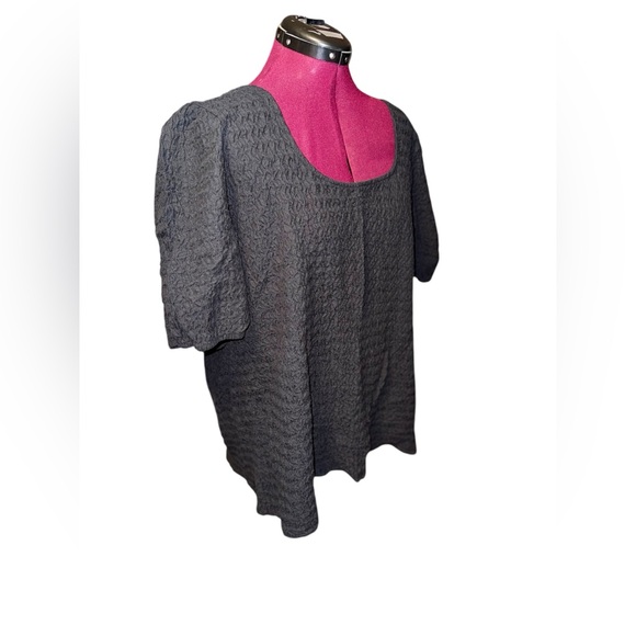 Maurice’s Textured Short Sleeve Blouse 3X NWOT - Picture 6 of 9